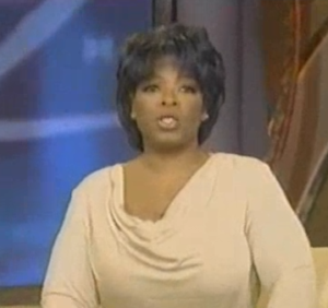 (Oprah introducing Lynn)